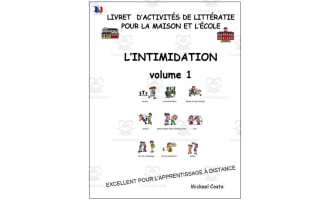 Livret d’activités de littératie et vocabulaire: Intimidation volume 1