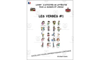 Livret d’activités de littératie et vocabulaire: Les verbes volume 1