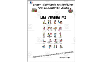 Livret d’activités de littératie et vocabulaire: les verbes, volume 2