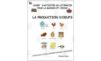 Livret d’activités de littératie et vocabulaire: Production de l'oeuf