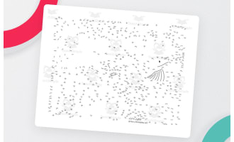 Lizard Extreme Difficulty Dot-to-Dot / Connect the Dots PDF