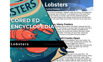 Lobsters Reading Comprehension Passage - Cored Ed Encyclopedia