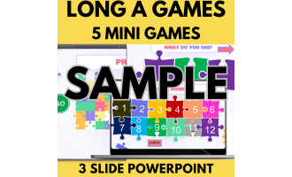 Long A: Sample Phonics Games and Activities - Hidden Pictures 3 (PPT)