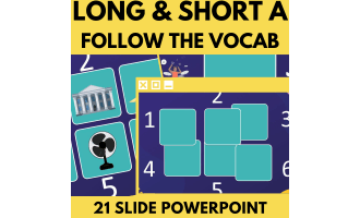 Long & Short A: Letters Phonics Games & Activities - Follow the Vocab