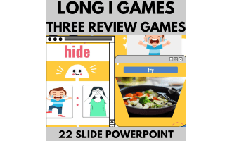 Long I: Letters Phonics Games and Activities - Three Review Games