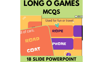 Long O: Letters Phonics Games and Activities - MCQS Game