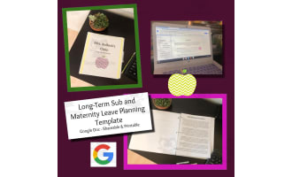 Long Term Sub + Maternity Leave Planning Template