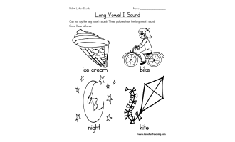 Long Vowel I Worksheet