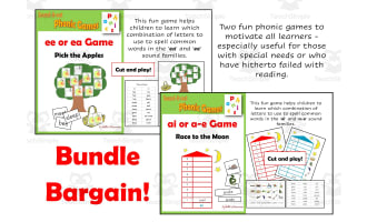 Long Vowel Phonic Games