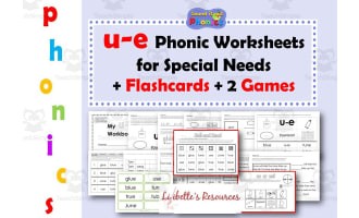 Long Vowel Worksheets: U_E