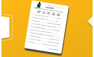 Long Vowels Sentences Worksheet