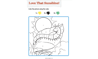 Love Your Earth Color-By-Number Fun