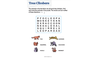 Love Your Earth Word Search Activities
