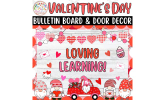 Loving Learning!: Valentine's Day Bulletin Boards & Door Decor kit