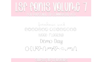 LSF Fonts: Volume 7