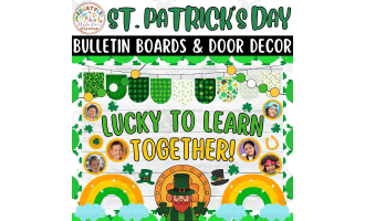 Lucky to learn together St. Patrick's Day Bulletin Boards & Door Decor
