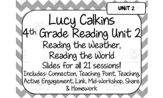 Lucy Calkins Reading for 4th Grade | Unit 2: Reading the Weather, Reading the World