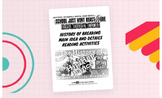 Main Idea and Details Activities: History of Hip Hop Dance | Passage with Questions