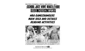 Main Idea and Details Activities: NBA Game-changers | Nonfiction Passage with Questions