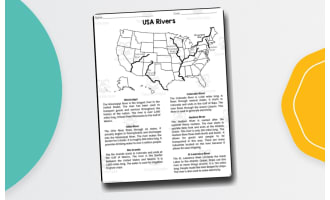 Major US Rivers – Grade 3 Reading Packet