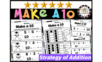 Make a Ten Strategy of Addition Worksheets | Make a 10 to Add