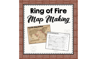 Make Your Own Ring of Fire Map | Volcanology Craft | Geology Project