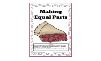 Making Equal Parts Fractions Activity