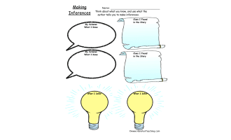 Making Inferences Graphic Organizer by Teach Simple