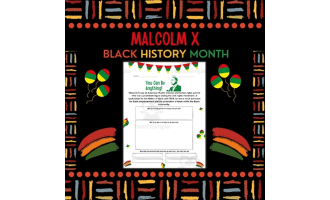 Malcolm X Biography Reading Black History Month Social Studies