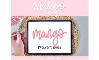 Mango Procreate Brush