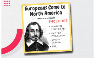 Map Activity: Europeans Come to North America