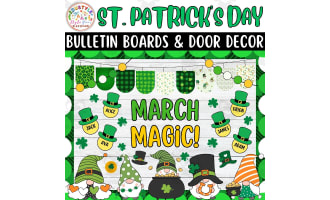 March Magic St. Patrick's Day Bulletin Board Kit