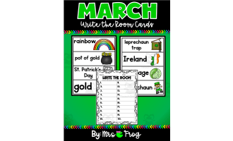 March Write the Room / Word Wall Cards