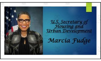 Marcia Fudge (U.S. Secretary of Housing & Urban Development) BIO PPT