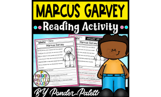 Marcus Garvey Reading Activity + Answers