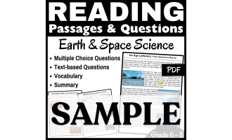Mars, Glaciers, & Antarctica: SAMPLE Reading Passage (PDF)