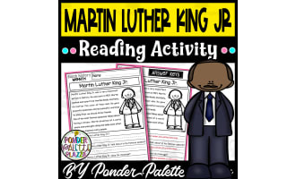 Martin Luther King Jr. Reading Activity + Answers