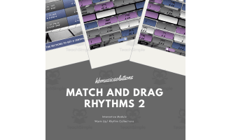 Match And Drag The Rhythms 2 | Rhythm Interactive Music Activity