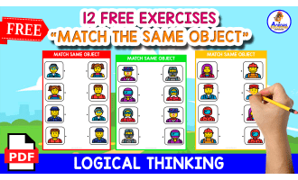 MATCH THE SAME OBJECT | LEGO THEMED
