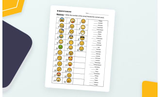 Matching Emojis with Emotions – SEL Activity