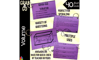 Math Flash Cards | Volume