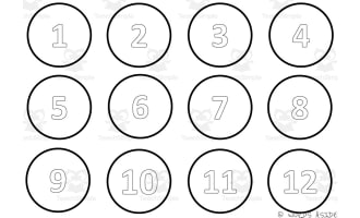 Math Mats: Counting by 1s - SET 11