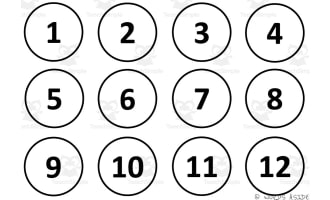 Math Mats: Counting by 1s - SET 8