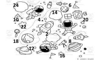 Math Mats: Counting by 2s - SET 16