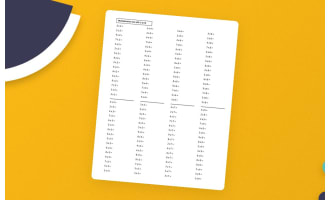 Maths Multiplication Mad Minutes Activity!