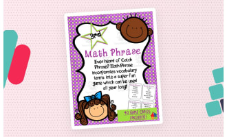 Math Phrase Game for 3rd Grade