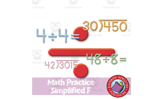 Math Practice Simplified F - Division