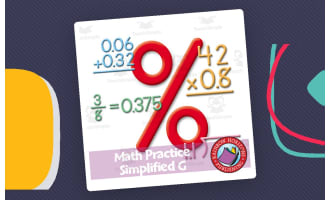 Math Practice Simplified G - Decimals & Percents