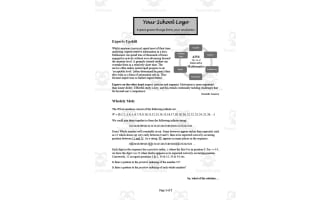 Math Problem Solving & Investigation - Wholely Moly Math Worksheet