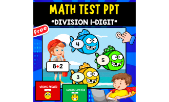 MATH QUIZ PPT | DIVISION 1-DIGIT | INTERACTIVE